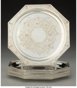 74339: A Collection of Ten Barbour Silver Company Engra