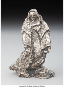 74343: A Stephen O'Meara Cast and Chased Silver Figure,