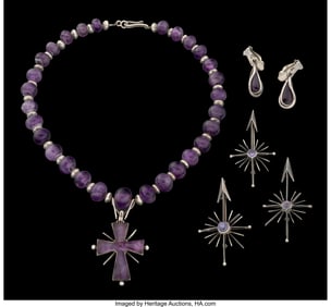 74369: A Six-Piece Collection of Antonio Pineda Silver