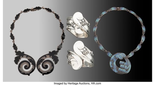 74373: A Four-Piece Collection of Margot de Taxco Ename