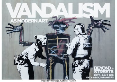 42018&colon; Banksy X Basquiat X Beyond The Streets Vandalism