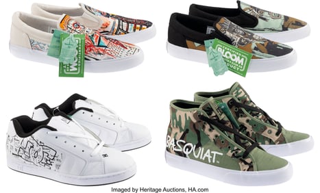 42020&colon; Four DC x Jean-Michel Basquiat Limited Edition S