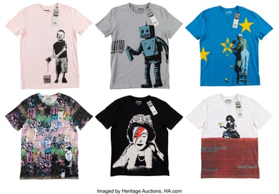 42038&colon; Brandalised X Eleven Paris Group of Six Shirts&comma; 