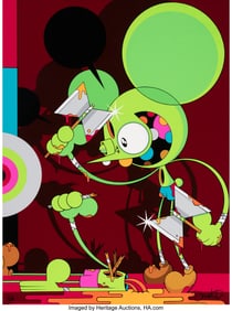 42075&colon; Dalek &lpar;b&period; 1968&rpar; Double Fisted&comma; 2023 Screenprint 