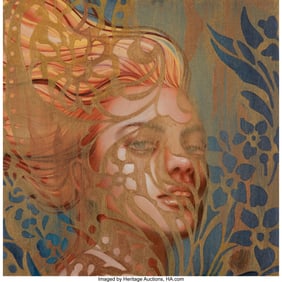 42077&colon; Lara Dann &lpar;20th Century&rpar; Soleil &lpar;Sun&rpar;&comma; 2022 Acry