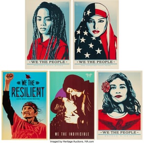 42107&colon; Shepard Fairey &lpar;b&period; 1970&rpar; We The People &lpar;five wor