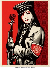 42117&colon; Shepard Fairey &lpar;b&period; 1970&rpar; Peace Guard&comma; 2008 Scree