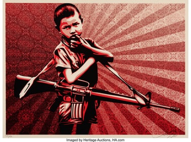 42118&colon; Shepard Fairey &lpar;b&period; 1970&rpar; Duality of Humanity 5&comma; 