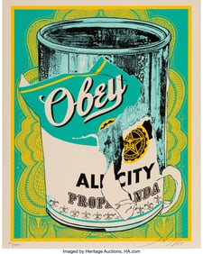 42119&colon; Shepard Fairey &lpar;b&period; 1970&rpar; Soup Can II&comma; 2009 Scree