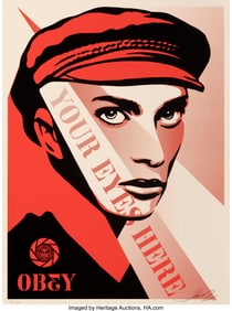 42121&colon; Shepard Fairey &lpar;b&period; 1970&rpar; Your Eyes Here&comma; 2010 Sc