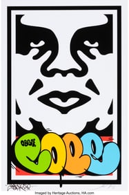 42125&colon; Shepard Fairey X Cope2 Take Over&comma; 2013 Screenpri