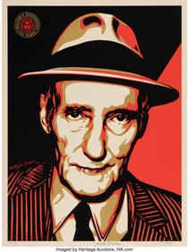 42129&colon; Shepard Fairey X Kate Simon Burroughs&comma; 2014 Scre