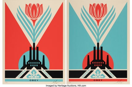 42140&colon; Shepard Fairey &lpar;b&period; 1970&rpar; Green Power Factory &lpar;Bl