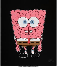 42159&colon; Emilio Garcia (b. 1981) Sponge Brain, 2016 Giclée print in colors
