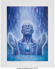 42174&colon; Alex Grey &lpar;b&period; 1953&rpar; Baptism in the Ocean of Awar