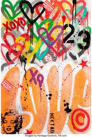 42180&colon; Hektad &lpar;20th Century&rpar; Untitled &lpar;Love&rpar;&comma; 2023 Mixe