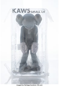 42211&colon; KAWS &lpar;b&period; 1974&rpar; Small Lie &lpar;Grey&rpar;&comma; 2017 Painted ca