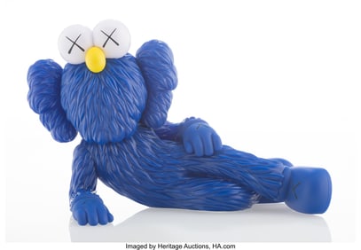 42216&colon; KAWS &lpar;b&period; 1974&rpar; Time Off &lpar;Blue&rpar;&comma; 2023 Painted cas