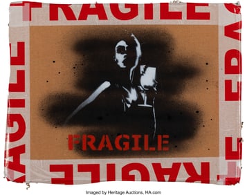 42221&colon; Kunstrasen &lpar;20th Century&rpar; Fragile Spray paint on
