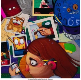 42224&colon; Young Lee &lpar;20th Century&rpar; 4 AM&comma; 2022 Archival pig