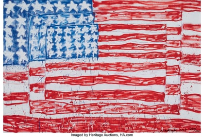 42238&colon; MADSAKI &lpar;b&period; 1974&rpar; Two Flags 2P&comma; 2018 Offset lith