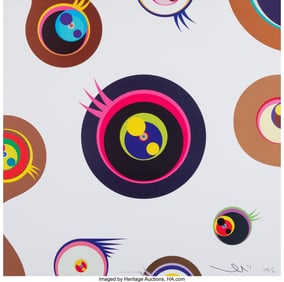 42245&colon; Takashi Murakami &lpar;b&period; 1962&rpar; Jellyfish Eyes - Whit