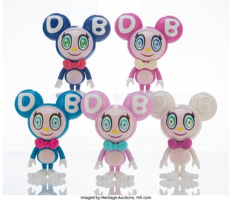 42263&colon; Takashi Murakami X MoMA DOB-kun &lpar;five works&rpar;&comma; 20
