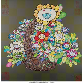 42267&colon; Takashi Murakami &lpar;b&period; 1962&rpar; Flowers in a Basket&comma; 