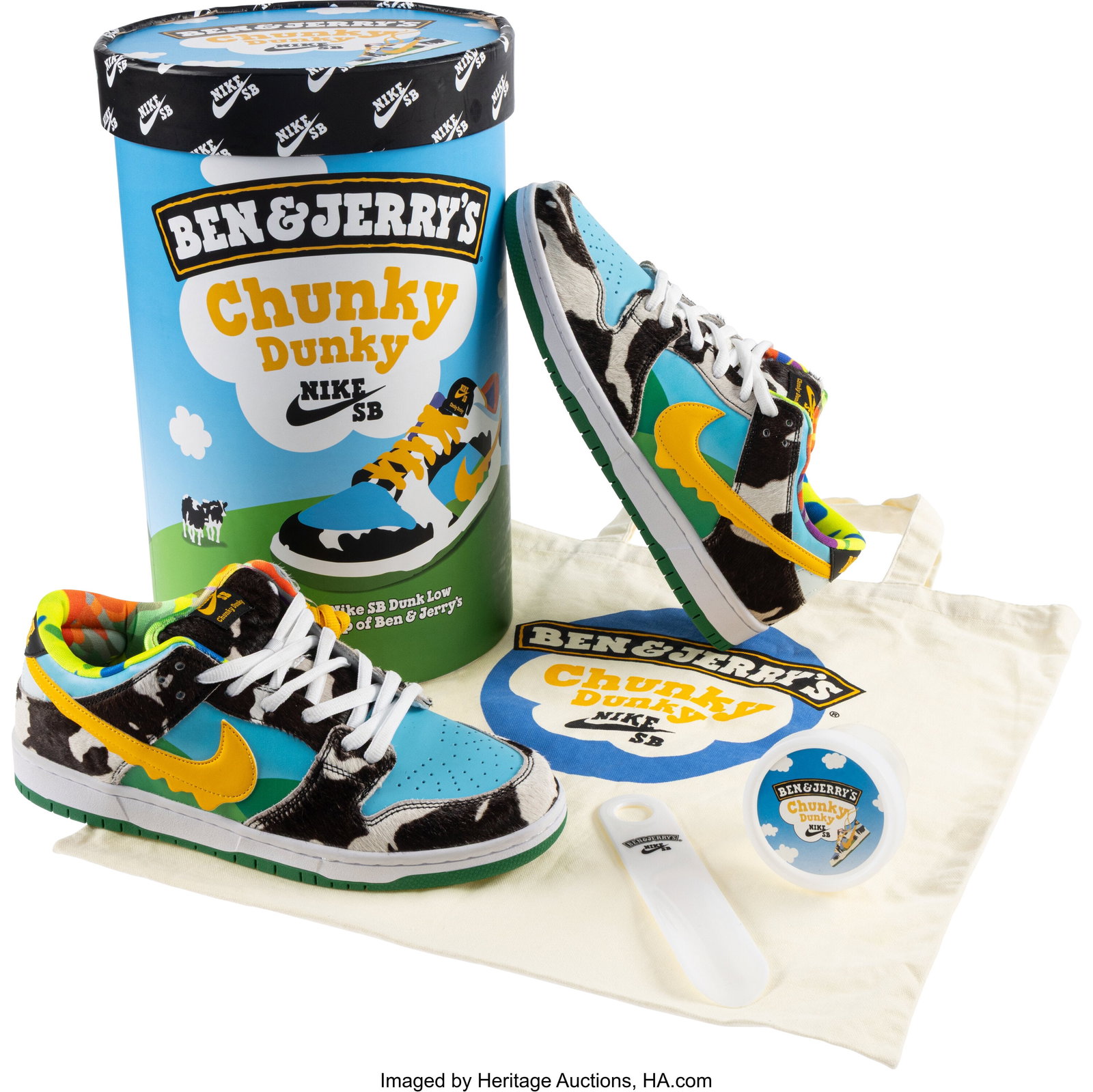 Nike SB Dunk Low Ben & Jerry's Chunky Dunky Spec: Nike SB Dunk Low Ben & Jerry's Chunky Dunky Special Box Size US 10.5 2020 Since serving its very first scoop in 1978, Ben & Jerry's has carved its own path. Known worldwide