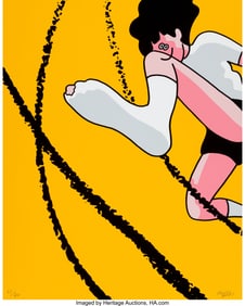 42278&colon; Face Oka &lpar;b&period; 1984&rpar; Index Finger&comma; 2021 Screenprin