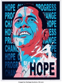 42283&colon; Alex Pardee &lpar;b&period; 1976&rpar; Obama 08&comma; 2008 Screenprint