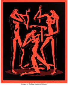 42293&colon; Cleon Peterson &lpar;b&period; 1973&rpar; Sirens &lpar;Red&rpar;&comma; 2021 Scre