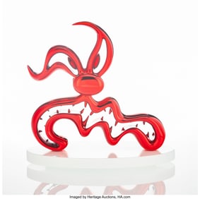 42324&colon; Kenny Scharf &lpar;b&period; 1958&rpar; Scary Guy &lpar;Red&rpar;&comma; 2022 Cas