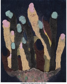 42336&colon; Patty Spyrakos &lpar;b&period; 1974&rpar; Fingers&comma; 2021 Sand on c