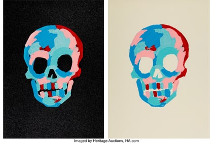 42342&colon; Bradley Theodore &lpar;b&period; 1990&rpar; Skull &lpar;Black&sol;White&rpar; &lpar;