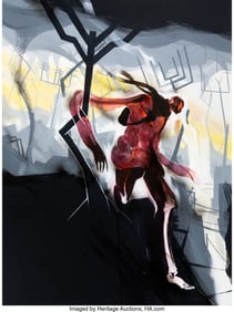 42352&colon; Will Barras &lpar;b&period; 1973&rpar; Wandering&comma; 2005 Acrylic an