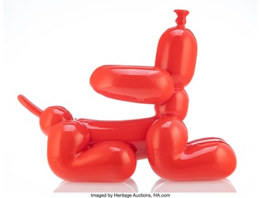 42368&colon; Whatshisname &lpar;b&period; 1982&rpar; Howling Balloon Dog &lpar;Red 