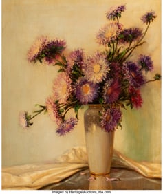 75027: A.D. Greer (American, 1904-1998) Purple Aster Fl