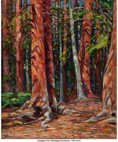 75035: Olin Travis (American, 1888-1975) Pines in the R