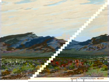 75049: Fred Darge (American, 1900-1978) Going to Water.