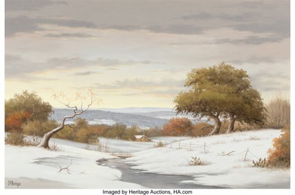 75052: C.P. Montague (American, 1927-2010) First Snow O