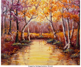 75077: Emma Dillard (American, 1879-1968) Untitled Oil