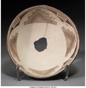 70070: A Mimbres Black-on-White Bowl  c. 950 - 1150 AD