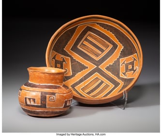 70079: Two Anasazi Polychrome Vessels  c. 1150 - 1350 A
