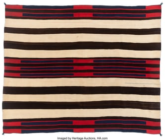 70116: A Classic Navajo Man's Wearing Blanket  Second P