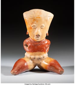 70191: A Chinesco Seated Female  Nayarit, West Mexico,