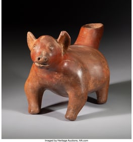 70205: A Colima Dog  West Mexico, c. 250 BC - 250 AD  T