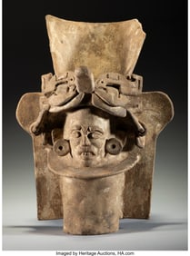 70213: A Zapotec Figural Urn  Monte Alban, Oaxaca, Mexi
