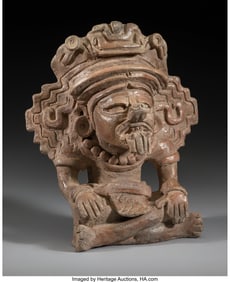 70214: A Zapotec Urn  Monte Albán, Oaxaca, Mexico, c.