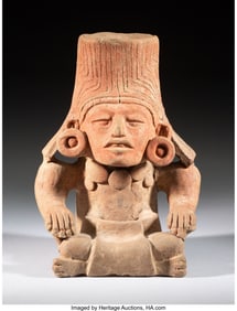 70215: A Zapotec Urn  Monte Albán, Oaxaca, Mexico, c.